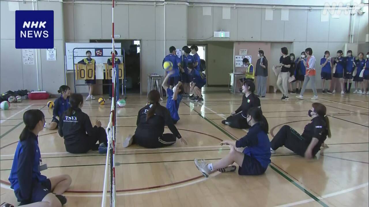 东京涩谷初中学生会策划的“残障运动支援”体验活动 | NHK