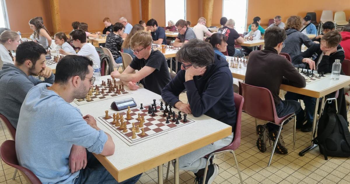 Doncourt-lès-Conflans。受欢迎的国际象棋锦标赛