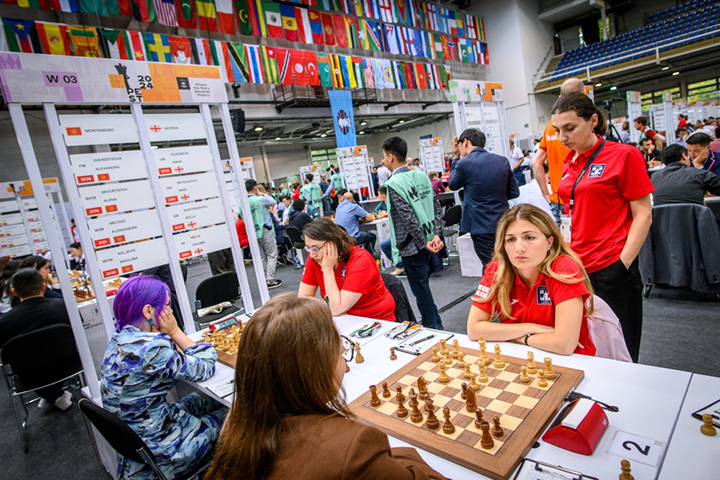 Montenegro vs. Georgia | Foto:FIDE